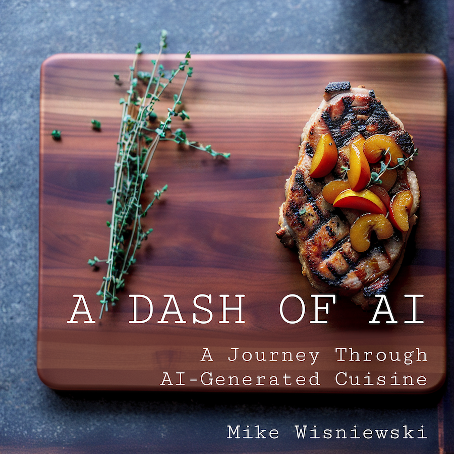 A Dash Of AI: A Journey Through AI-Generated Cuisine by Mike Wisniewski / BOOK OR BUNDLE - Starting at $35