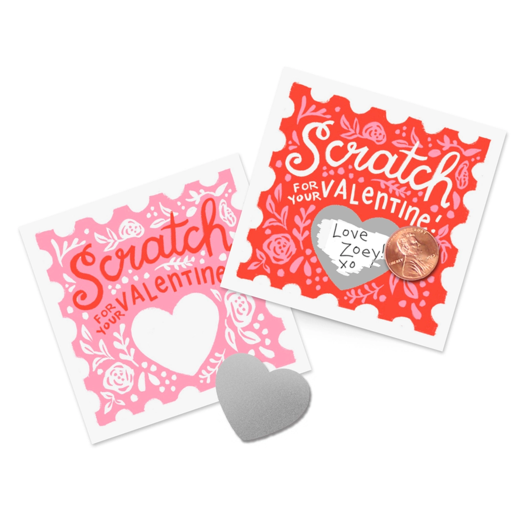 Scratch-Off Valentines - Floral / INKLINGS PAPERIE