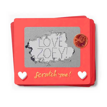 Load image into Gallery viewer, Scratch-Off Valentines - Scratch A Sketch / INKLINGS PAPERIE

