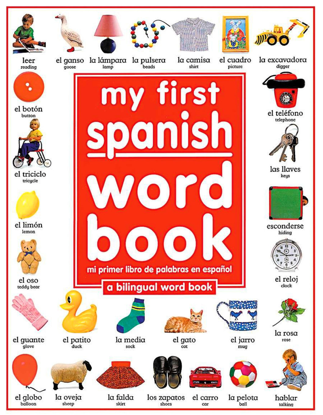 My First Spanish Word Book by DK / Hardcover - NEW BOOK (Bilingual - English + Spanish)