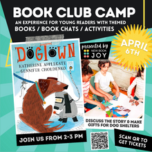 Load image into Gallery viewer, Book Club Camp / Books, Book Chats + Activities for Kids of All Ages
