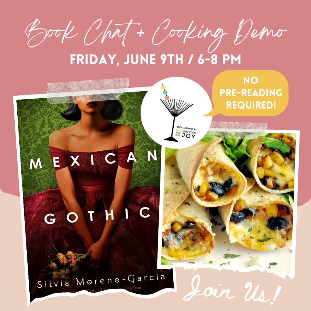 Book Chat +/or Cooking Demo / Book Club Experience - Starting at $10!