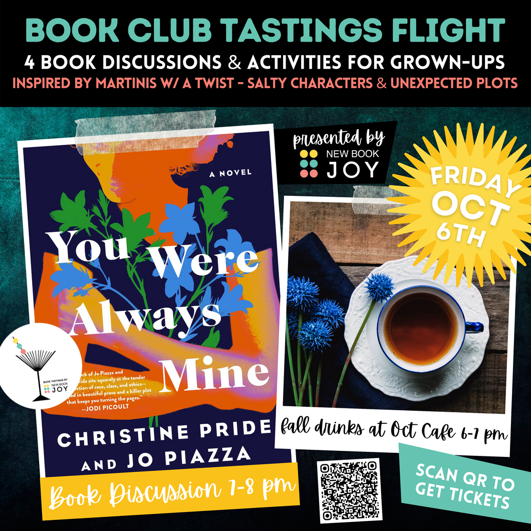 Book Discussion +/or Cozy Fall Drinks Tasting Event at October Cafe / Book Club Tastings Experience for You Were Always Mine - Starting at $10!