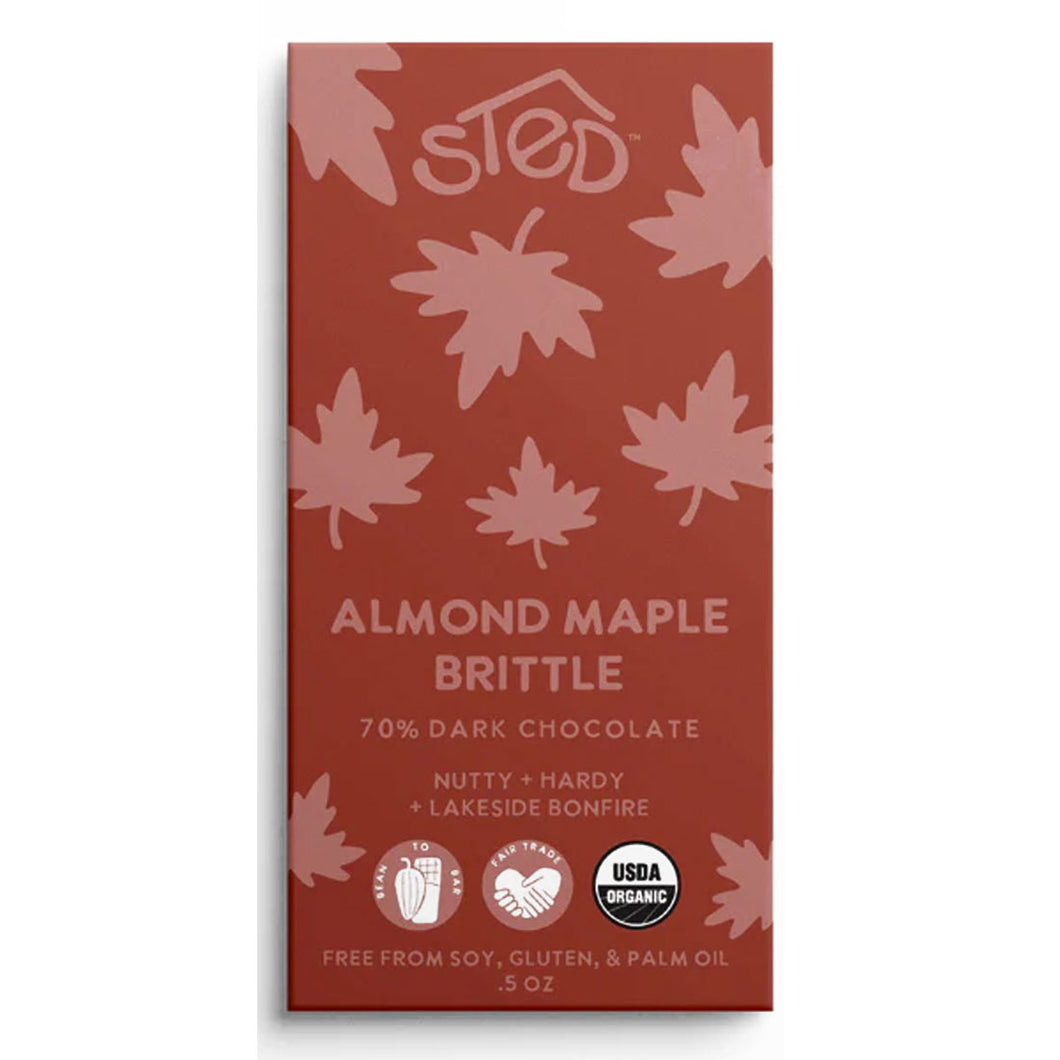 Chocolate Bar - Almond Maple Brittle / STED FOODS (TERROIR CHOCOLATE)