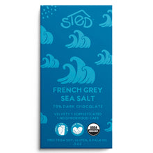 Load image into Gallery viewer, Chocolate Bar - French Grey Sea Salt / STED FOODS (TERROIR CHOCOLATE)
