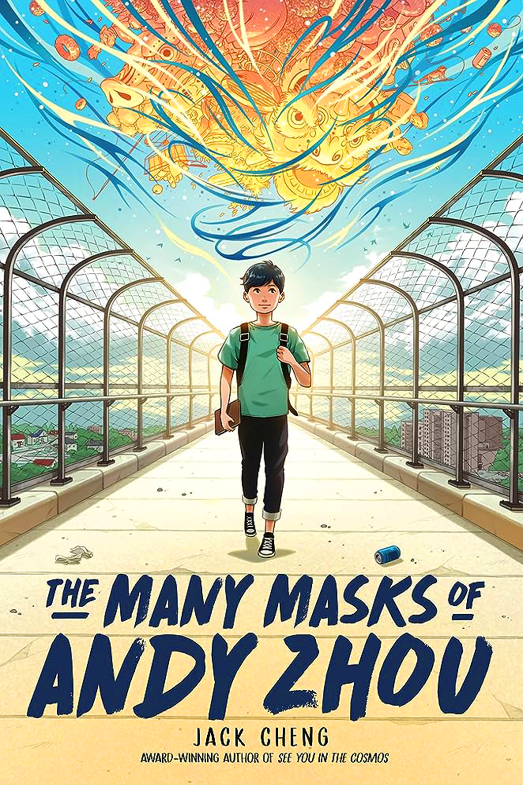 The Many Masks of Andy Zhou by Jack Cheng / Hardcover - NEW BOOK