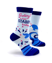 Load image into Gallery viewer, Socks - Feeling A Tad Stabby Today / FABDAZ
