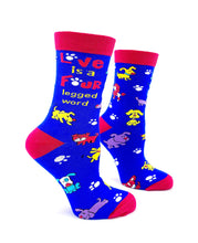 Load image into Gallery viewer, Socks - Love Is A Four Legged Word / FABDAZ
