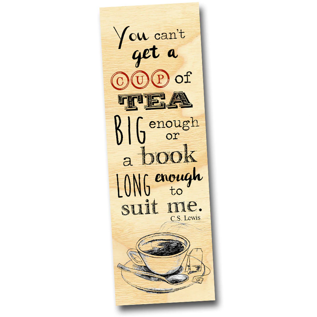 Wood Bookmark - C.S. Lewis Quote / FLY PAPER PRODUCTS