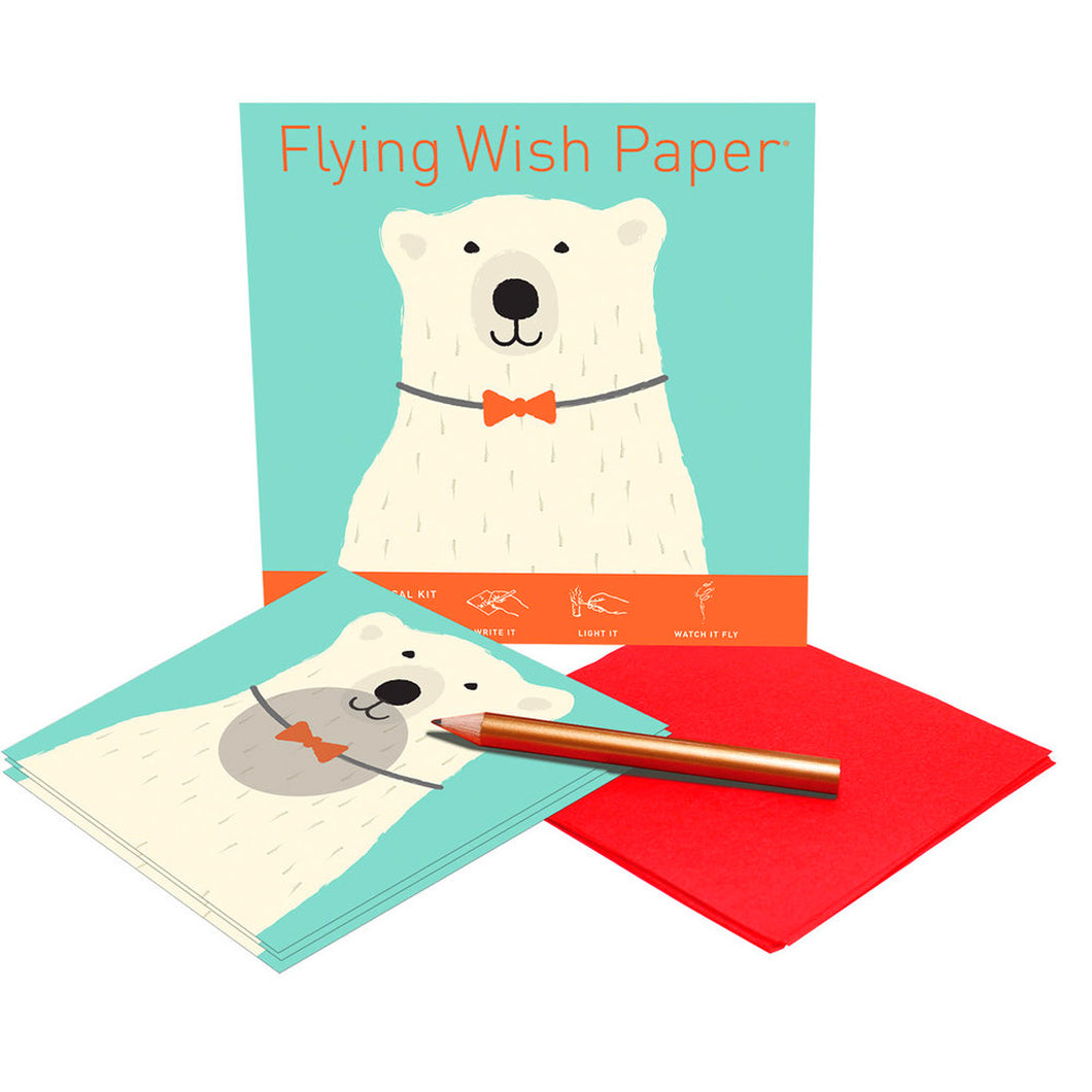 Flying Wish Paper Kit - Polar Bear / FLYING WISH PAPER