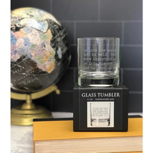Load image into Gallery viewer, Short Tumbler Cocktail Glass - Do Well, Do Good / FLY PAPER PRODUCTS
