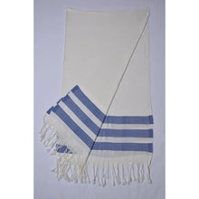 Load image into Gallery viewer, Turkish Beach Towel &amp; Blanket - Classic Stripe / KAFTHAN
