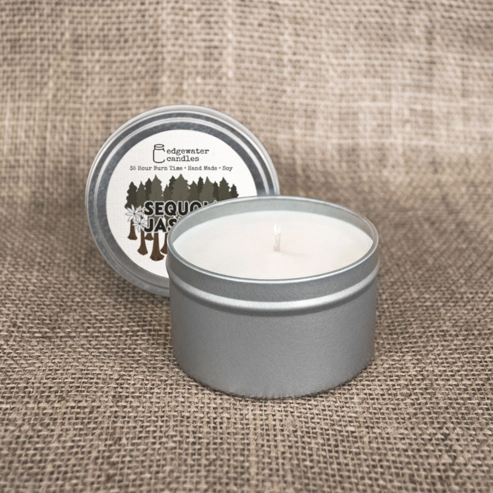 Sequoia Jasmine Candle / EDGEWATER CANDLES